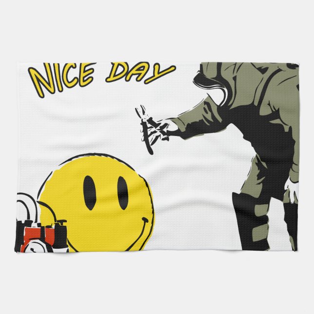 Have a nice day... tea towel (Horizontal)