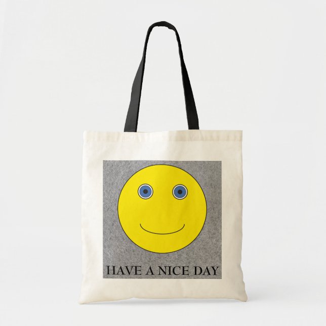 Have a nice day tote bag (Front)