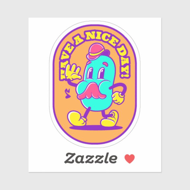 Have A Nice Day - vinyl sticker (Sheet)