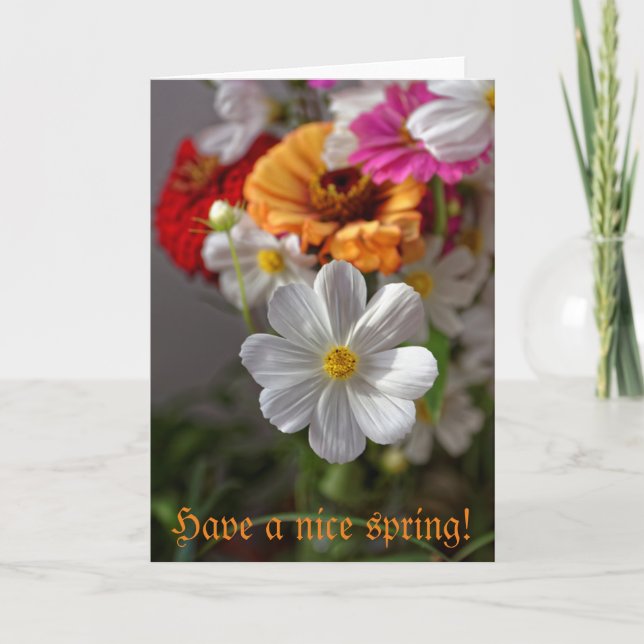 Have a nice spring greeting card (Front)