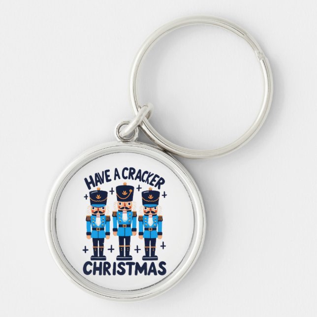 Have a nutcracker christmas key ring (Front)
