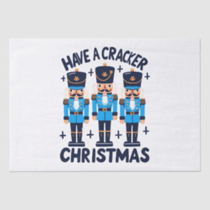 Have a nutcracker christmas tissue paper