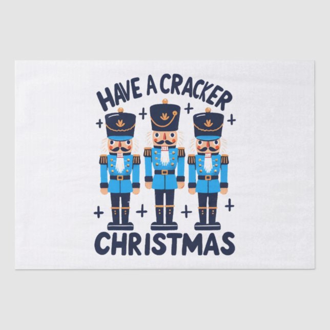 Have a nutcracker christmas tissue paper (Front)