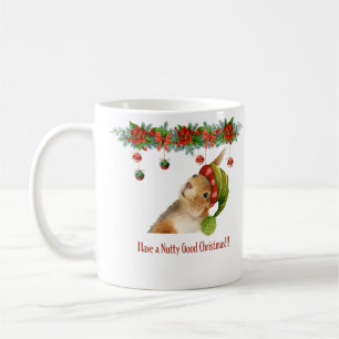 Have a Nutty Good Christmas Squirrel Holiday Coffee Mug