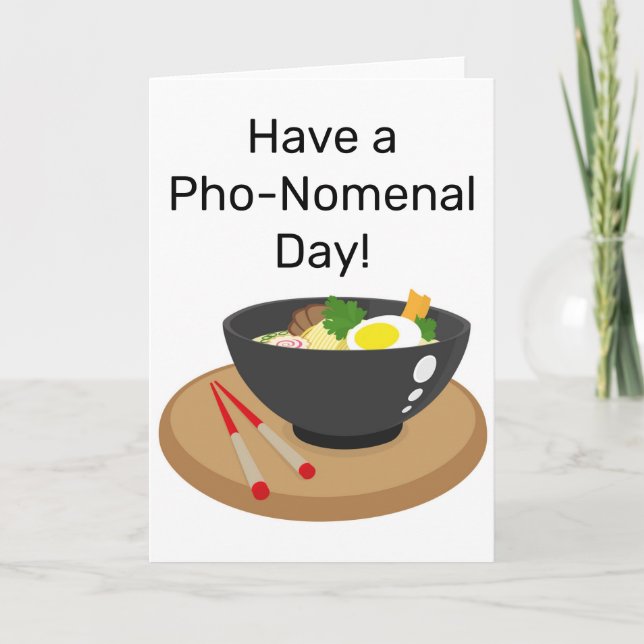 Have a PHO-NOMENAL Day Thank You Card (Front)