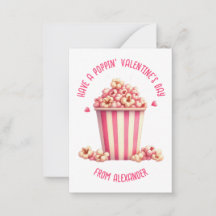 Have a Popping Valentine's Day Pink Popcorn Heart