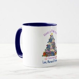 Have a Pur-fect Christmas Cat Lovers Mug