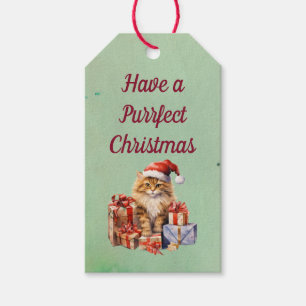 Have a Purrfect Christmas Gift Tag