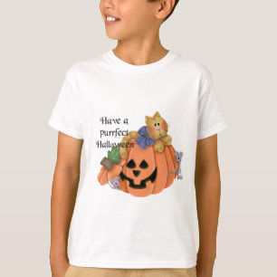 Have a Purrfect Halloween Kids T-Shirt