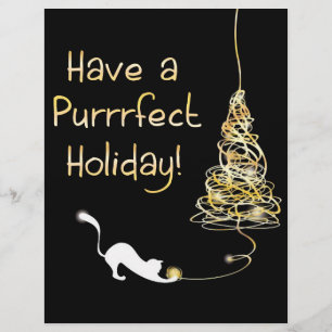 Have a Purrrfect Holiday Flyer