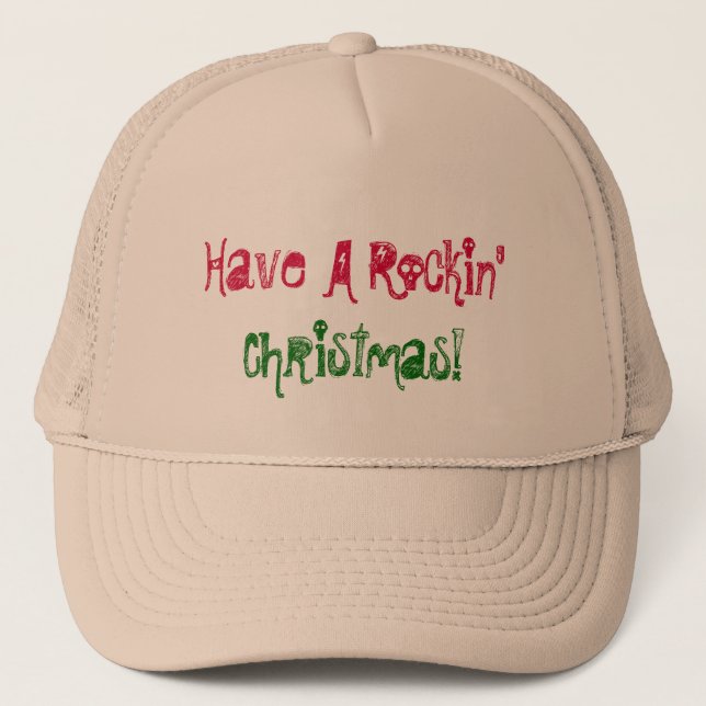 Have A Rockin', Christmas! Hat (Front)