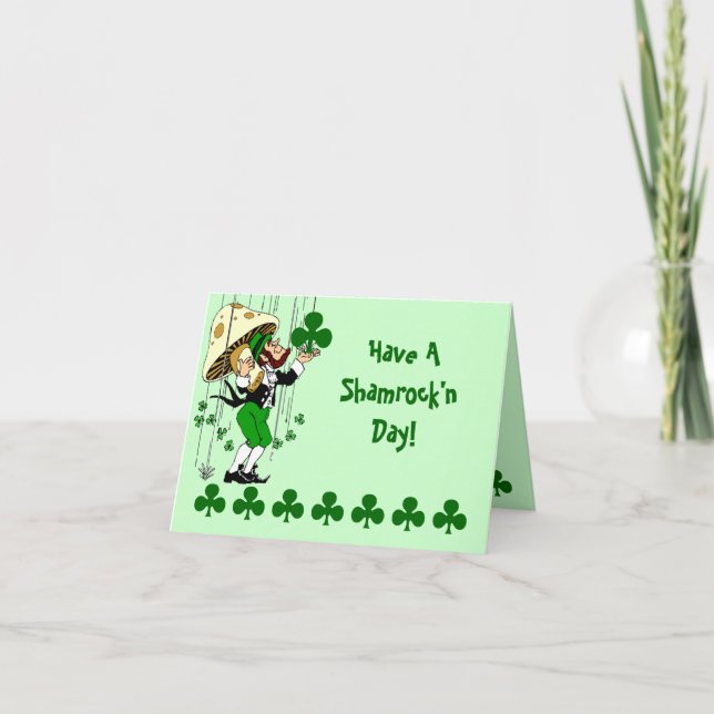 Have A Shamrock'n Day Card Happy St. Patrick's! (Front)