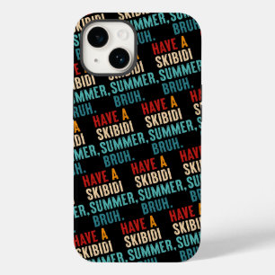 Have A Skibidi Summer Bruh Funny Teacher Last Day Case-Mate iPhone 14 Case