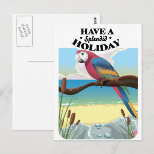 Have a Splendid Holiday Postcard