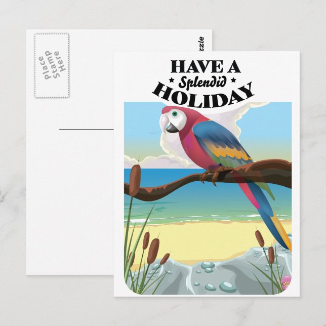 Have a Splendid Holiday Postcard (Front/Back)
