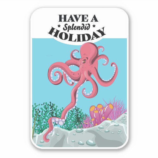 Have a Splendid Holiday Squid (Front)