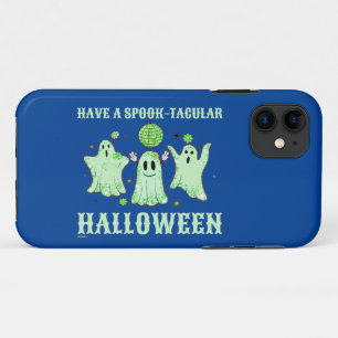 HAVE A SPOOK-TACULAR HALLOWEEN funny ghost iPhone 11 Case