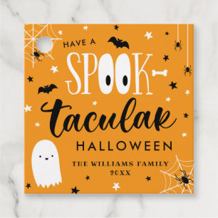 Have A Spooktacular Halloween Favour Tags
