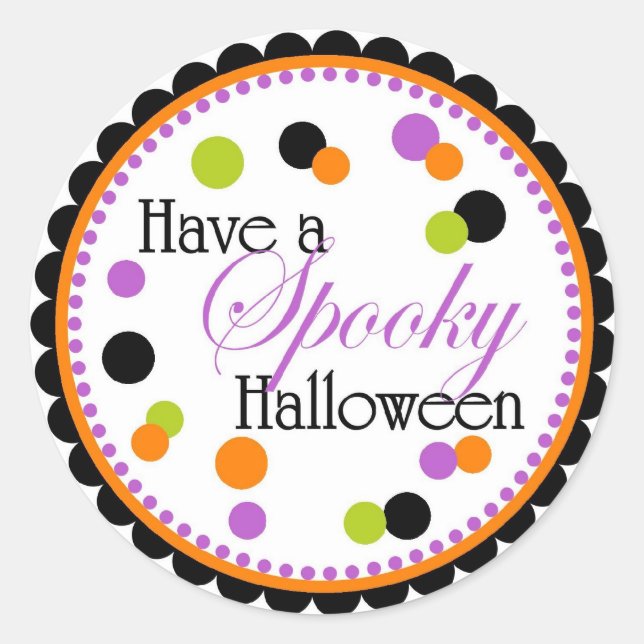 Have a SPOOKY Halloween Stickers (Front)