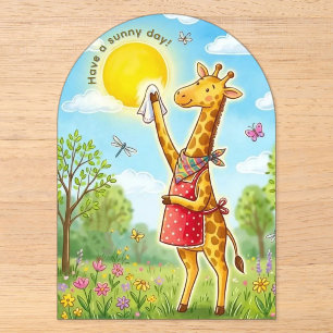 Have a sunny day! acrylic invitations