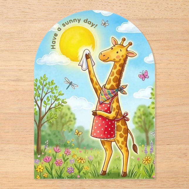 Have a sunny day! acrylic invitations (Front)