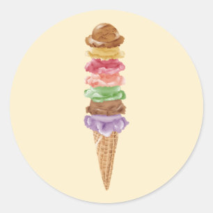 Have A Sweet Birthday Classic Round Sticker