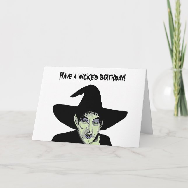 Have a totally wicked birthday card (Front)