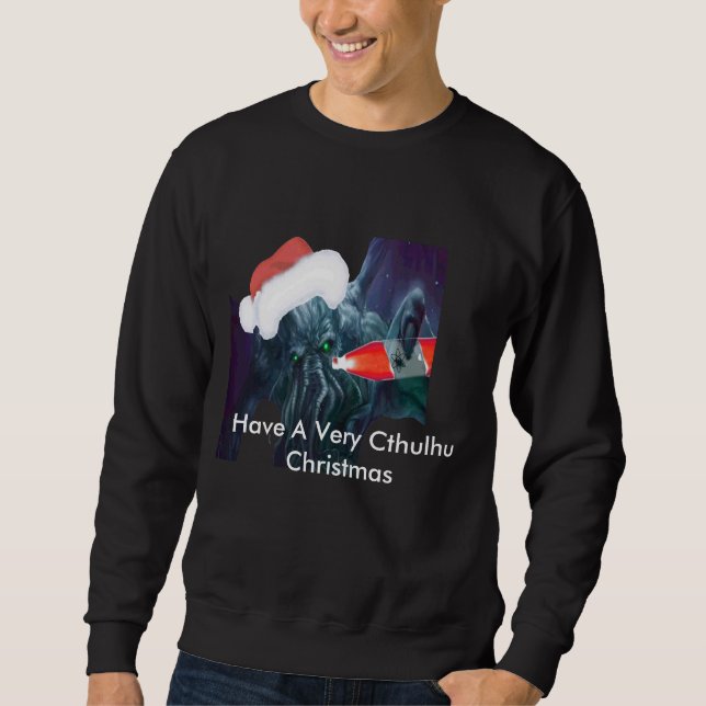 Have A Very Cthulhu Christmas (men's sweatshirt) Sweatshirt (Front)