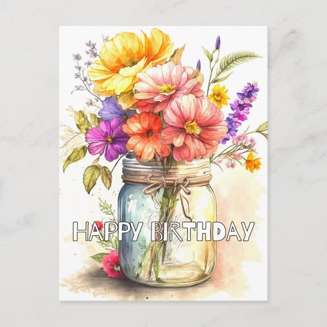 Have A Very Happy Birthday Postcard (Front)