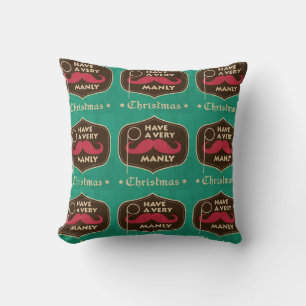 Have a Very Manly Christmas Pillow