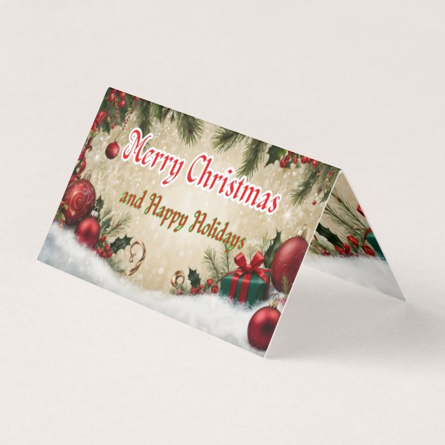 Have a Very Merry Christmas and Happy Holidays (Front)