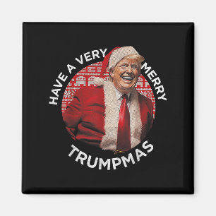 Have A Very Merry Trumpmas Funny Trump Santa Xmas Magnet