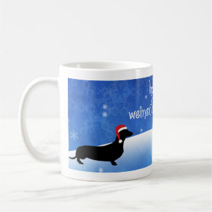 Have a Weinerful Holiday Dachshund Christmas Mug