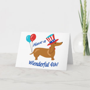 Have a Wienderful 4th Card
