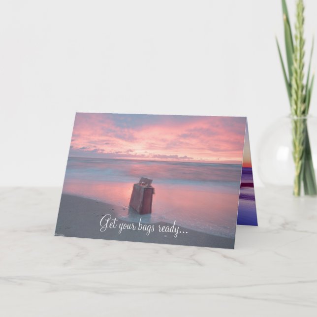 Have a wonderful trip Greeting Card (Front)