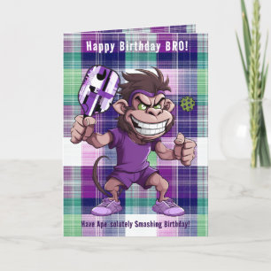 Have an Ape-solutely Smashing Birthday Holiday Card