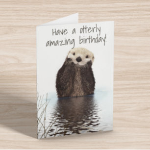 Have an Otterly Amazing Birthday Otter Card