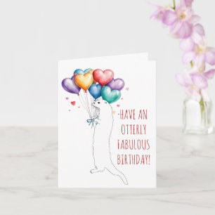 Have an Otterly Awesome Birthday Otter Card