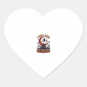 Have Been Ready Halloween Witch Castle Moon_1 Heart Sticker