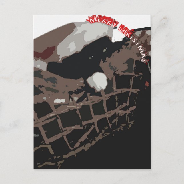 Have black Grinch xmas Postcard (Front)