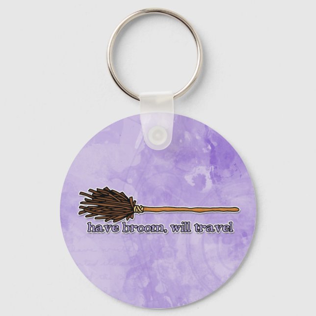 have broom will travel key ring (Front)