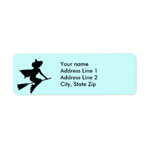Have Broom Will Travel Return Address Label