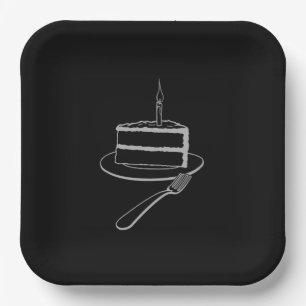 Have Cake and Eat it Too Paper Plate