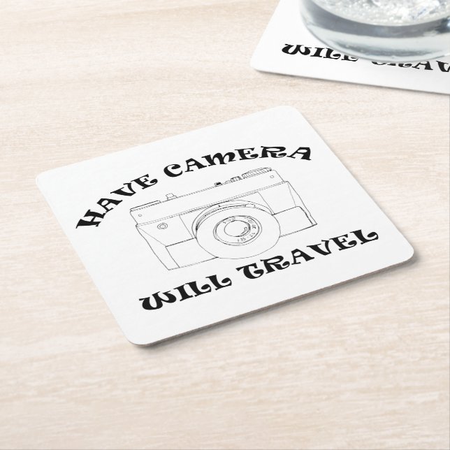 Have Camera, Will Travel - Coaster (Angled)