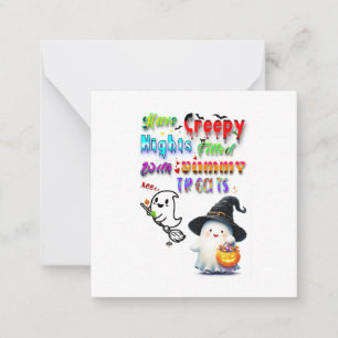 Have Creepy Nights Filled With Yummy Treats Card