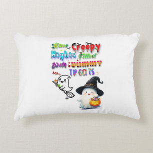 Have Creepy Nights Filled With Yummy Treats Decorative Cushion