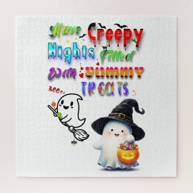 Have Creepy Nights Filled With Yummy Treats Jigsaw Puzzle (Vertical)