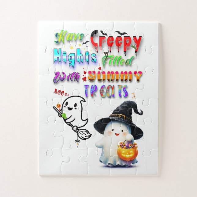 Have Creepy Nights Filled With Yummy Treats Jigsaw Puzzle (Vertical)