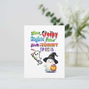 Have Creepy Nights Filled With Yummy Treats Thank You Card