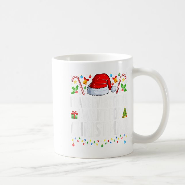 Have Everything I Want For Christmas Couple Pajama Coffee Mug (Right)